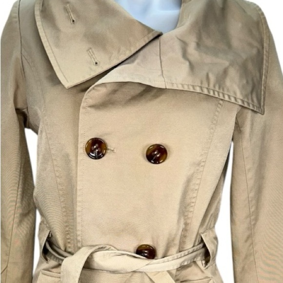 DKNY Donna Karan New York Size S Tan trench BEAUTIFUL coat - Picture 10 of 10